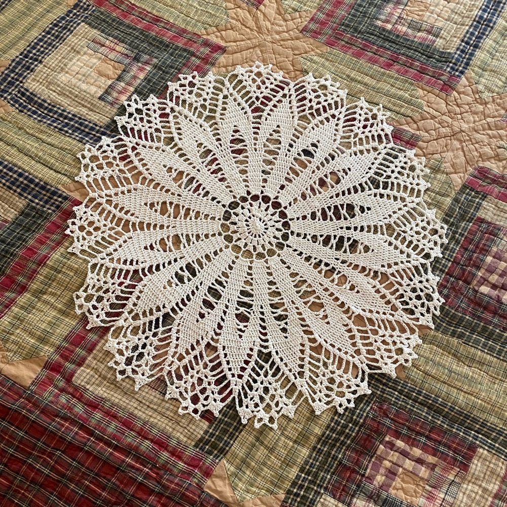 Crochet Lace Doily 16 inches
